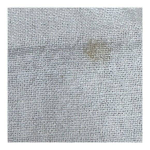 Vintage Embroidered Kitchen Towels Blue White Policeman Pie Set 2 Farmhouse READ - Picture 5 of 6